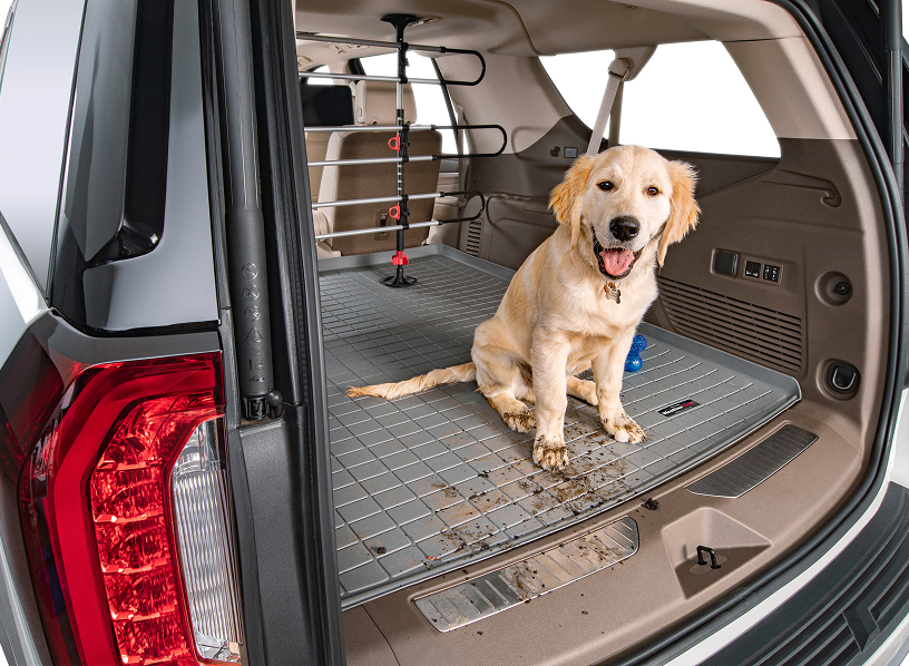 WeatherTech Cargo Liner and Pet Barrier Installed in Vehicle